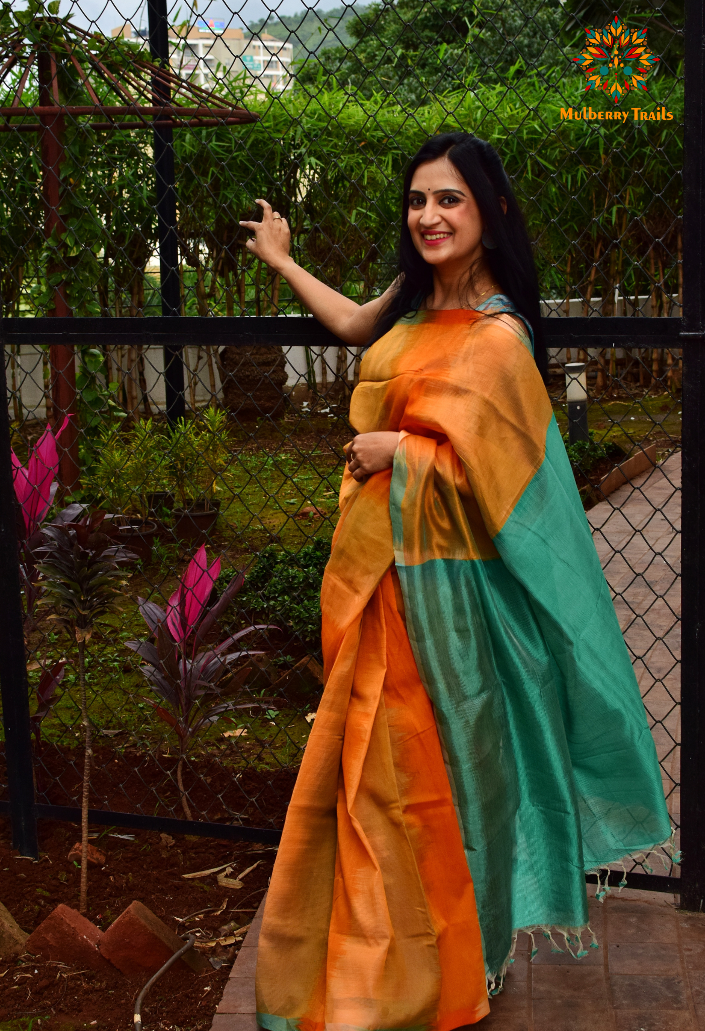 Siya - Blush Pink Cotton Silk Saree