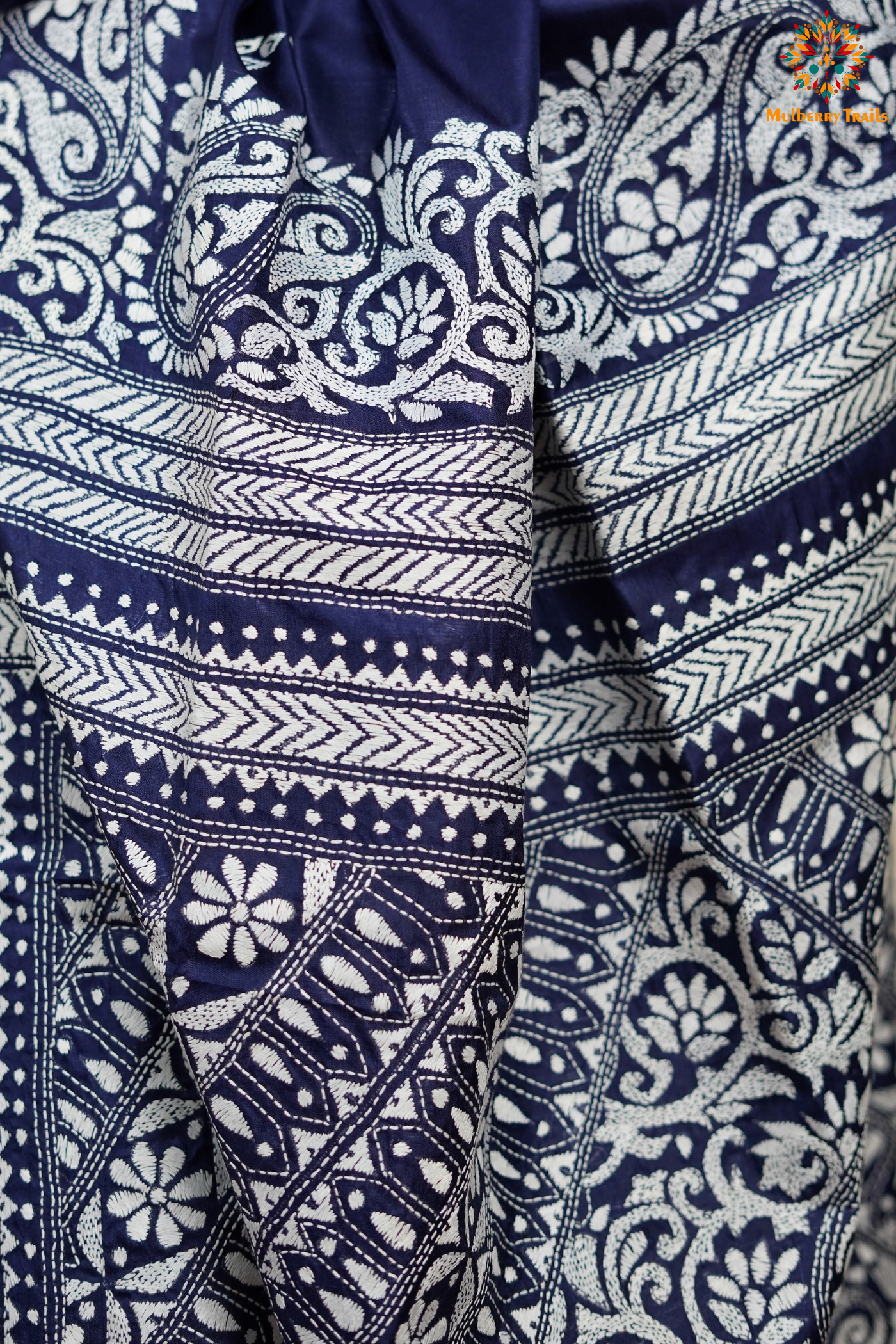 - Kantha Embroidery Saree
- Pure Silk Saree with Kantha Work
- Handwoven Silk Saree for Weddings
- Luxury Kantha Silk Saree
- Premium Sarees for Festive Occasions