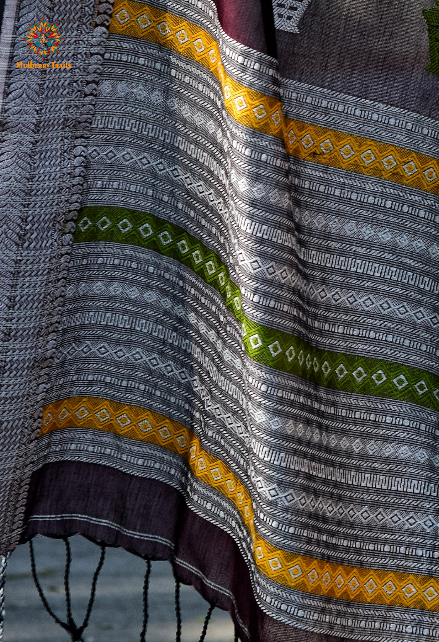 Ahana: Premium Handwoven Cotton Saree - Cocoa Brown