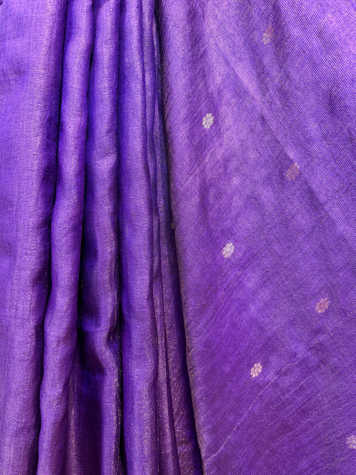 Meghana: Premiun Tusser silk Saree_purple paithani design